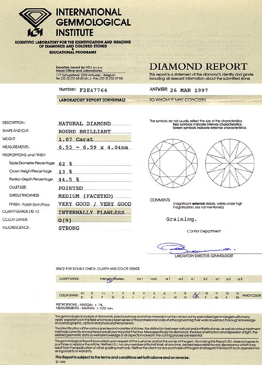 Foto 9 - Diamant 1,07ct Brillant Lupenrein Zitrone Hell Cape IGI, D6420