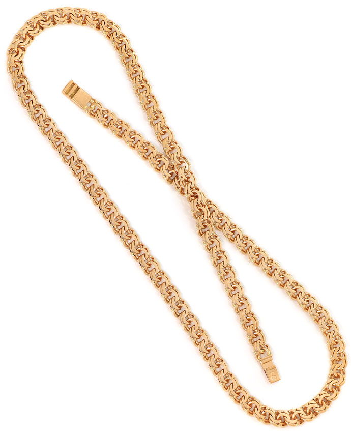 Foto 3 - Massive Garibaldi Goldkette 58cm Länge in 585er Rotgold, K3089